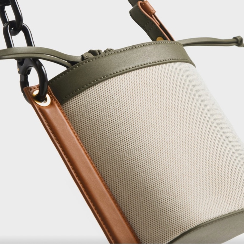 Charles & Keith Two-Tone Shoulder Bag - Picture 3 of 5